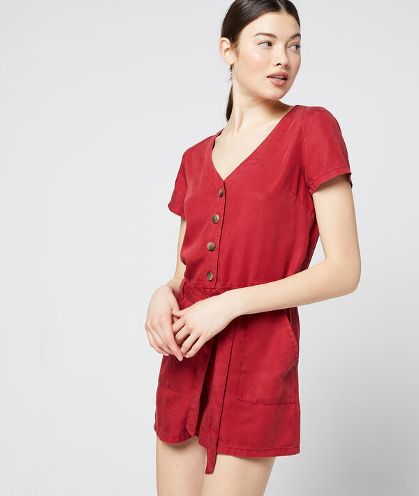 Combishort ceinturée en tencel® Combishort ceinturée en tencel®