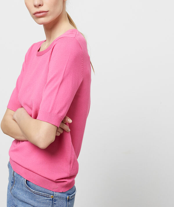 Pull manches courtes col rond Pull manches courtes col rond