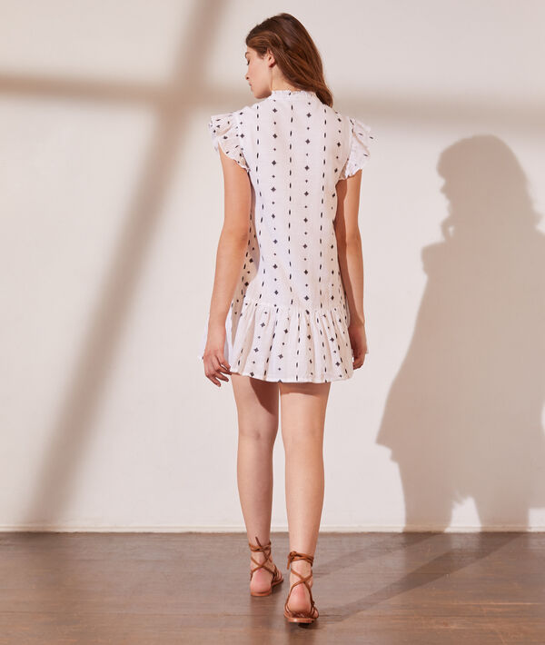 Robe chemise à motifs brodés Robe chemise à motifs brodés