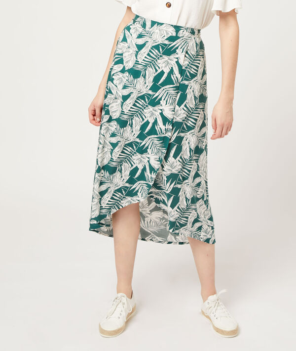 Jupe portefeuille asymétrique Jupe portefeuille asymétrique
