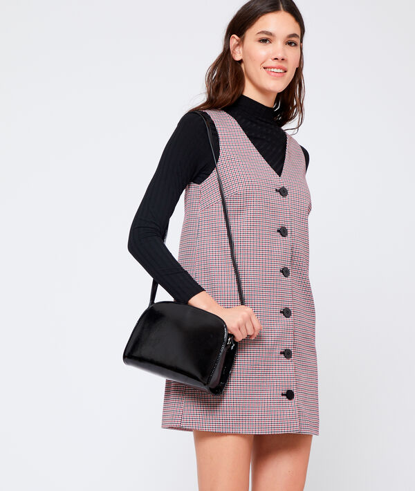 Sac besace effet vernis Sac besace effet vernis
