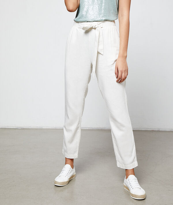 Pantalon carotte à nouer Pantalon carotte à nouer