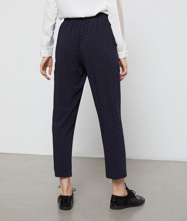Pantalon cigarette à pois Pantalon cigarette à pois