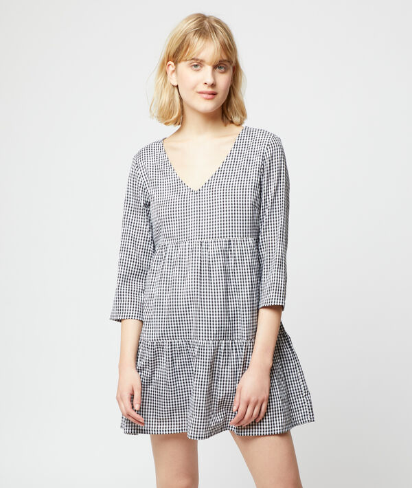 Robe fluide imprimé vichy Robe fluide imprimé vichy