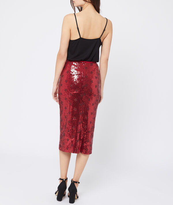 Jupe longue à sequins Jupe longue à sequins