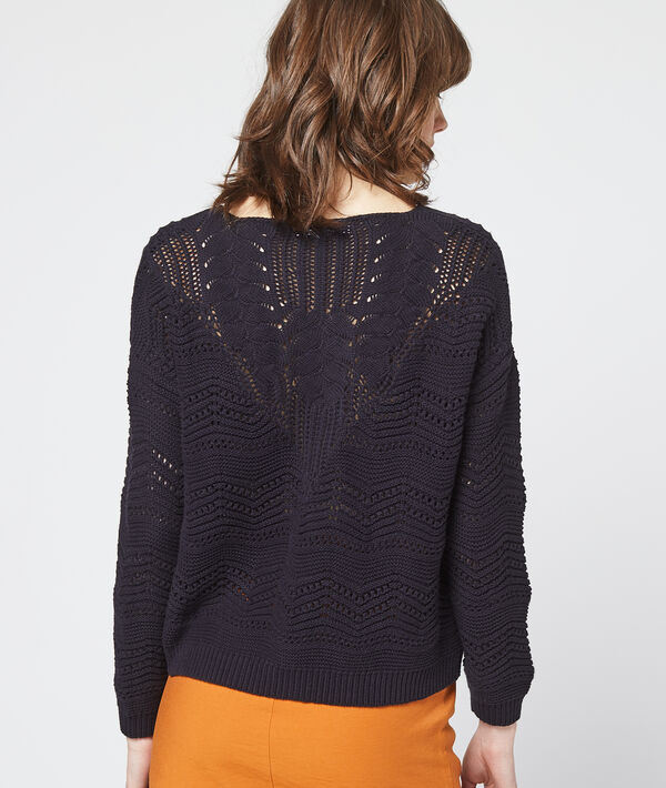 Pull en grosse maille torsadée Pull en grosse maille torsadée