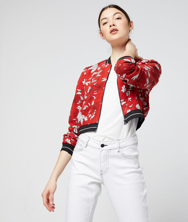 Bomber à imprimé floral Bomber à imprimé floral