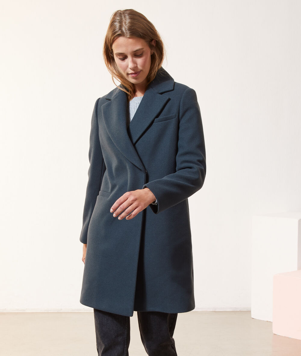 Manteau droit sapin.