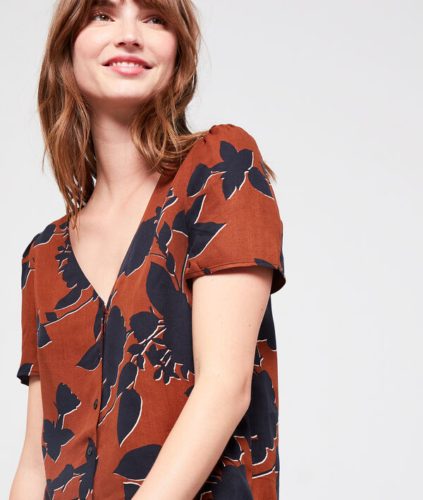 Blouse à imprimé fleuri Blouse à imprimé fleuri