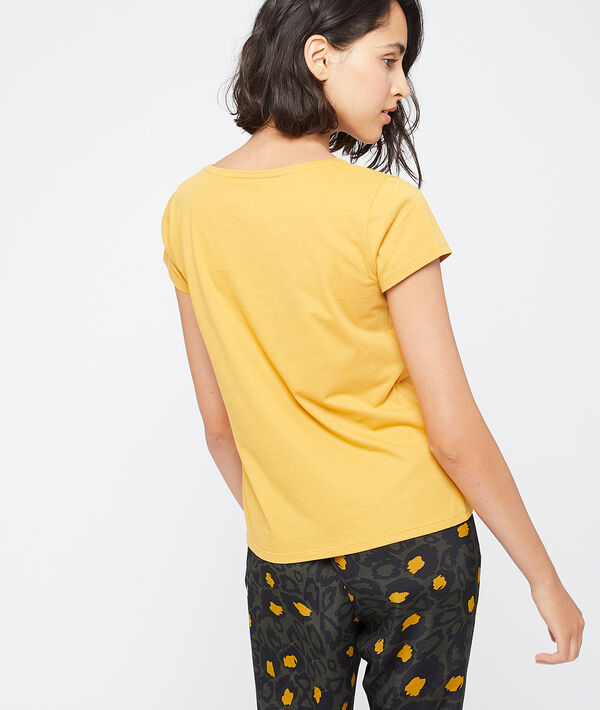 T-shirt col rond en coton T-shirt col rond en coton