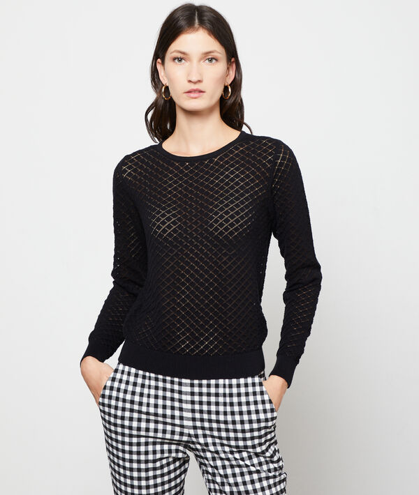 Pull en maille ajourée Pull en maille ajourée