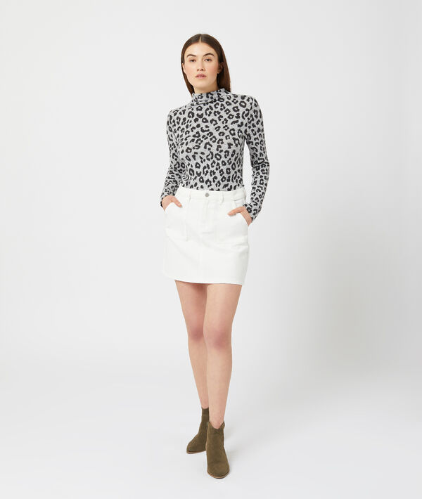 Jupe droite 100% coton Jupe droite 100% coton