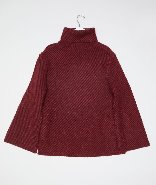 Pull col roulé en grosse maille Pull col roulé en grosse maille