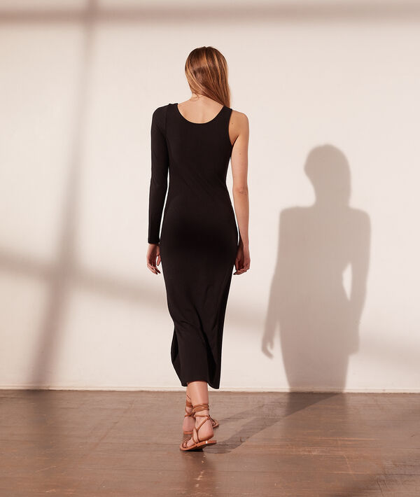 Robe asymétrique côtelée Robe asymétrique côtelée
