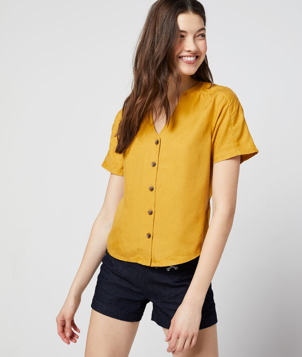 Blouse boutonnée en tencel® Blouse boutonnée en tencel®