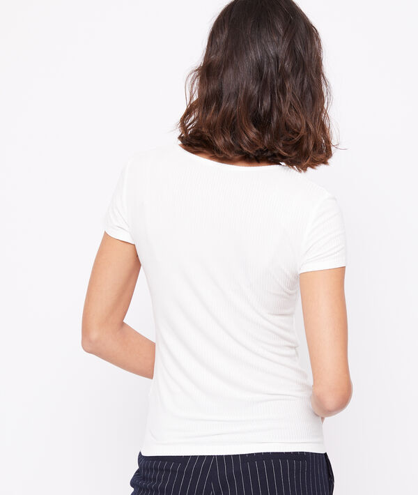 T-shirt côtelé T-shirt côtelé