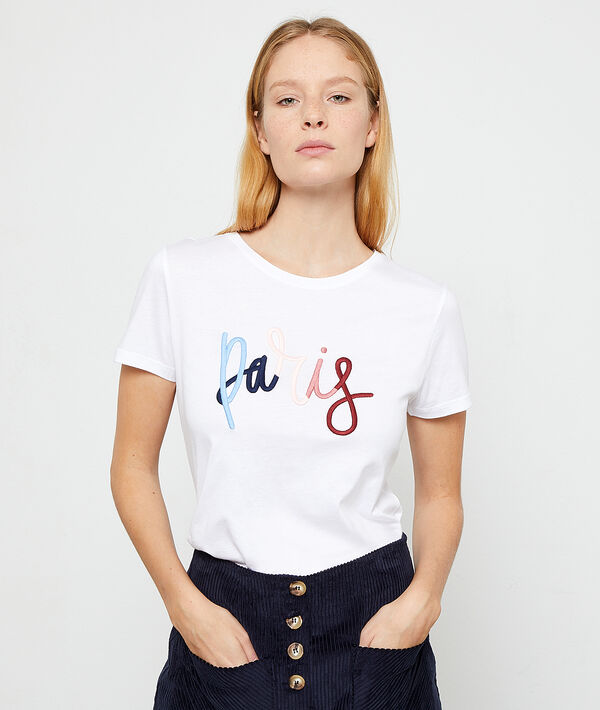 T-shirt "Paris" à broderies T-shirt "Paris" à broderies