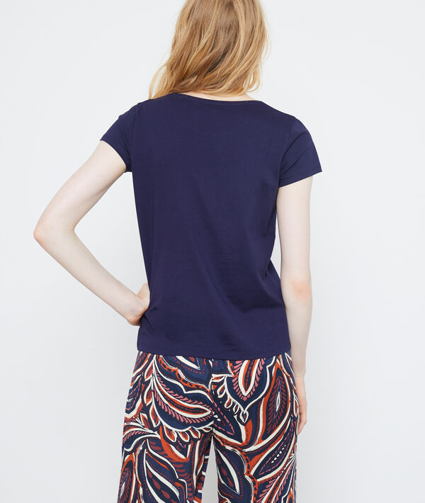 T-shirt col rond en coton T-shirt col rond en coton