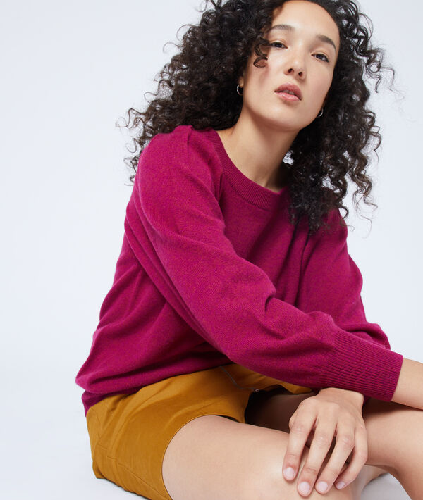 Pull manches ballons en cachemire Pull manches ballons en cachemire