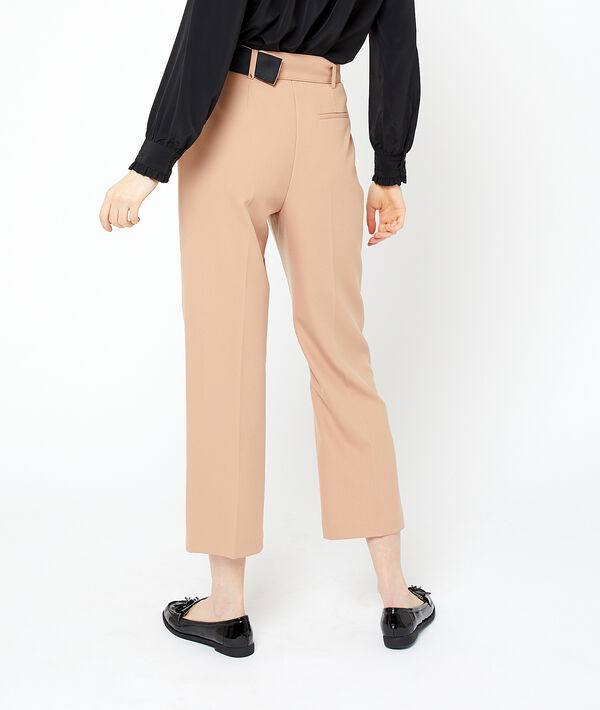 Pantalon carotte ceinturé Pantalon carotte ceinturé