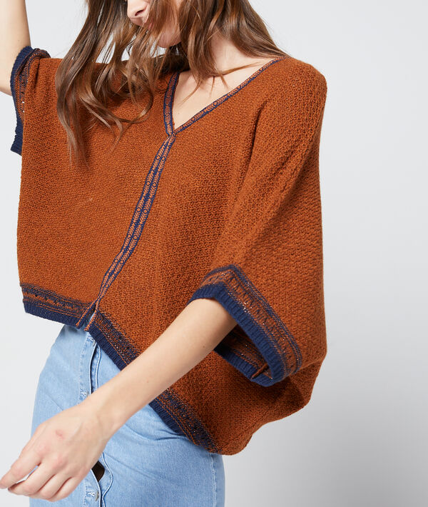 Pull grosse maille manches chauve souris Pull grosse maille manches chauve souris