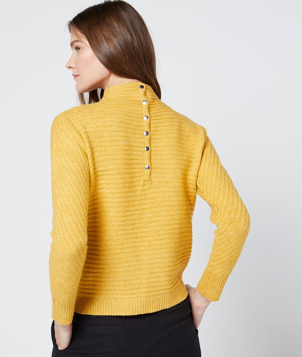 Pull col roulé dos boutonné Pull col roulé dos boutonné
