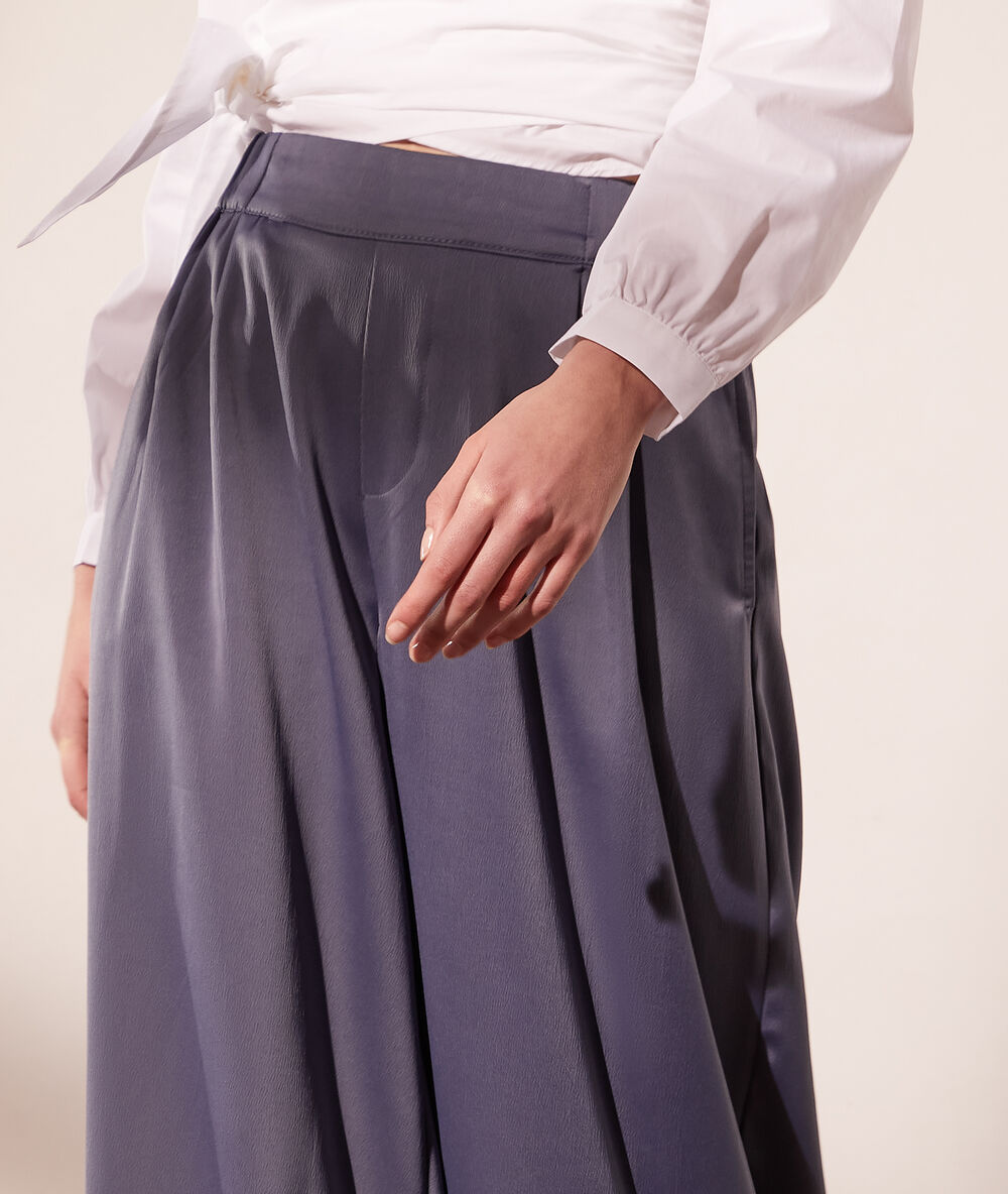 Pantalon large charbon.