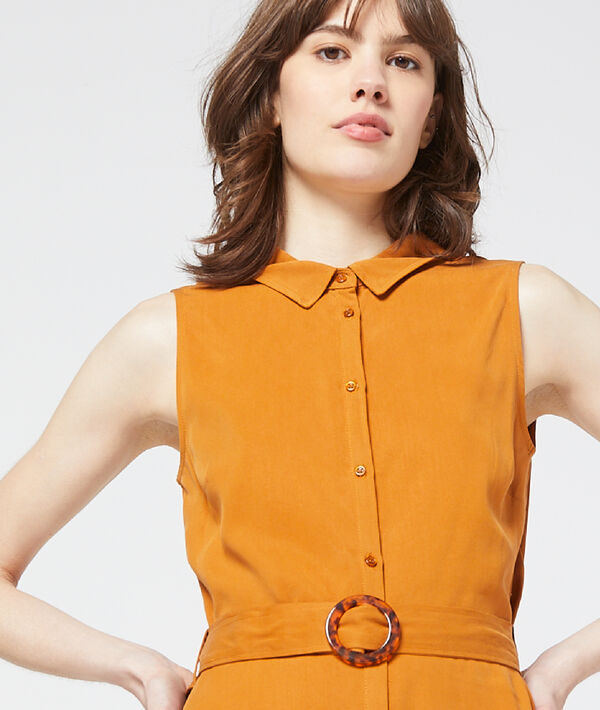 Robe chemise évasée epice.
