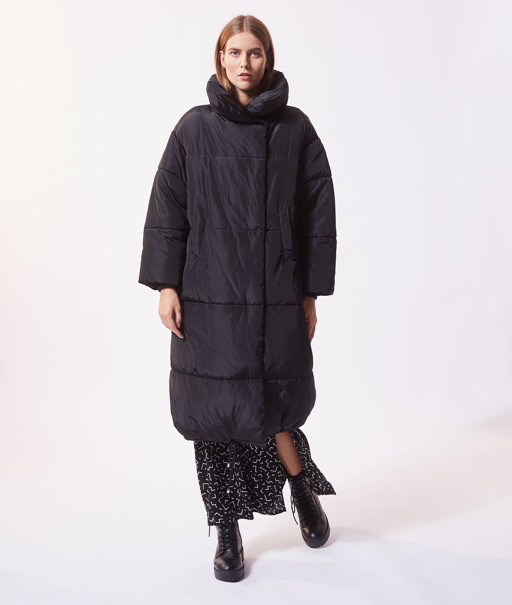 doudoune longue femme cintrée