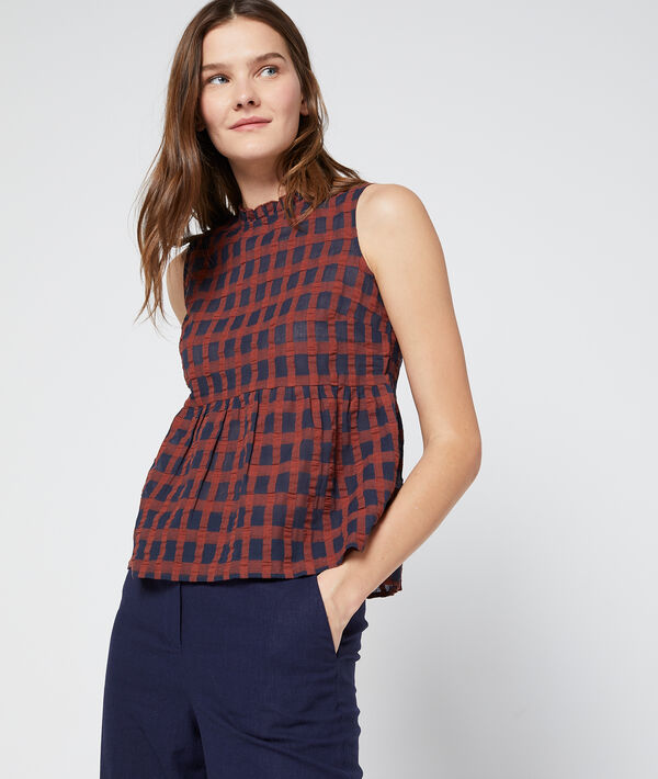 Blouse à carreaux Blouse à carreaux