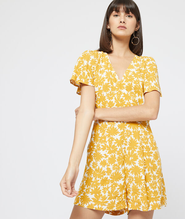 Combishort à imprimé floral Combishort à imprimé floral