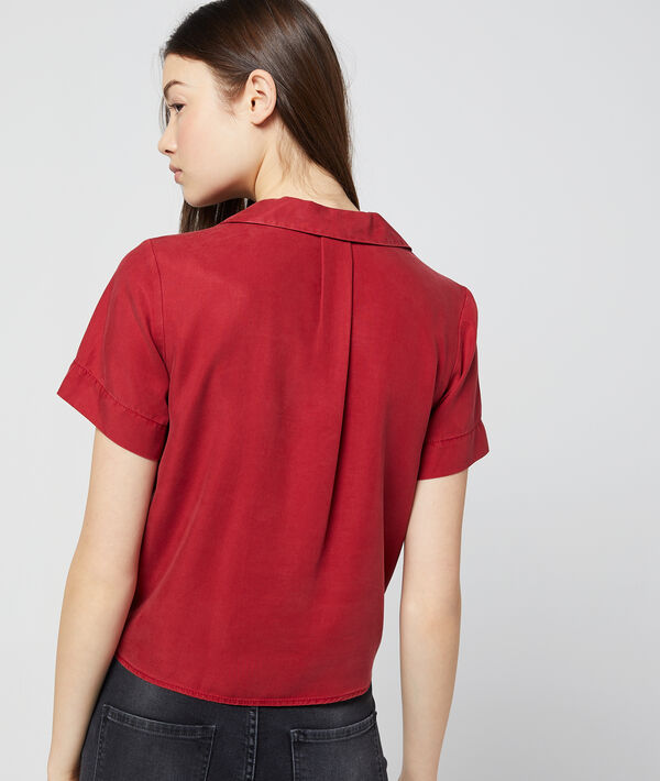 Chemisier à nouer en tencel® Chemisier à nouer en tencel®