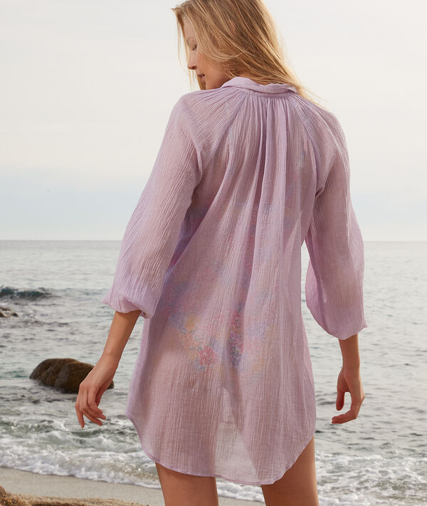 Chemise en crépon de coton Chemise en crépon de coton