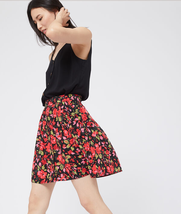 Jupe fluide à imprimé floral Jupe fluide à imprimé floral