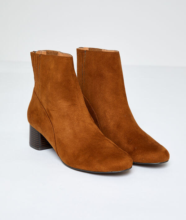 Bottines effet daim Bottines effet daim