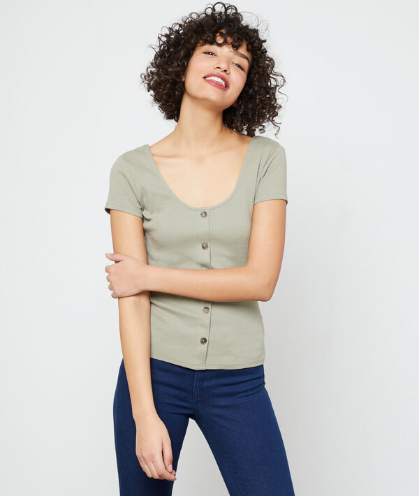 T-shirt boutonné T-shirt boutonné