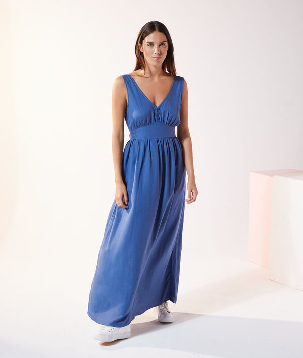Robe longue dos cache-coeur Robe longue dos cache-coeur