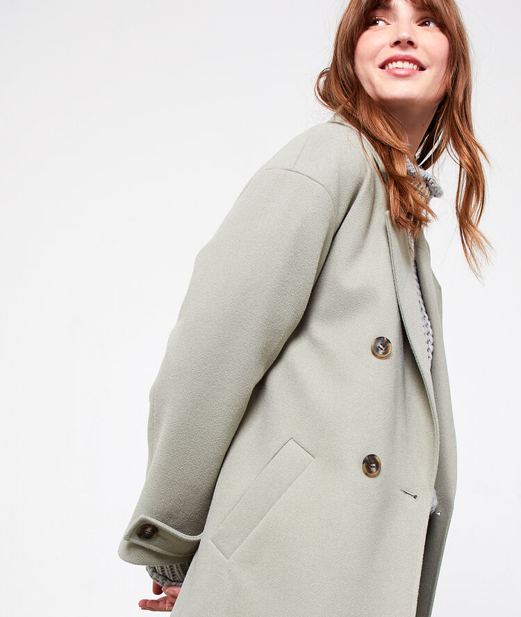 Manteau masculin sauge.