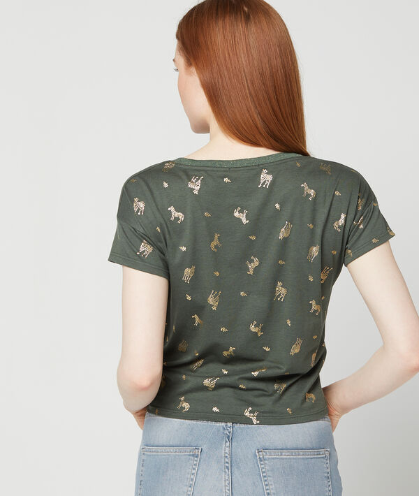 T-shirt imprimé zèbres T-shirt imprimé zèbres