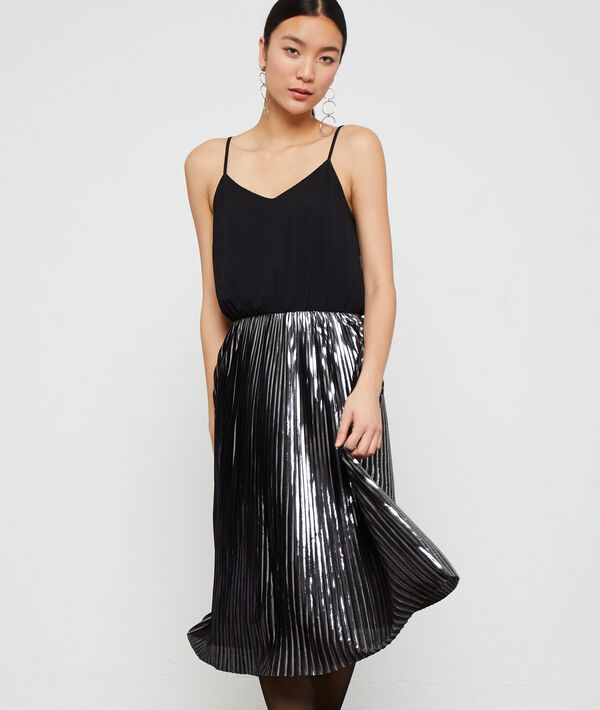 Robe plissée métallisée Robe plissée métallisée