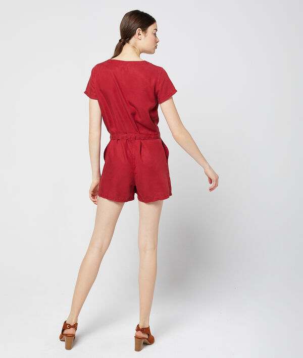 Combishort ceinturée en tencel® Combishort ceinturée en tencel®