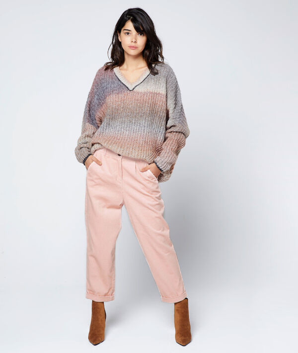 Pantalon carotte velours Pantalon carotte velours