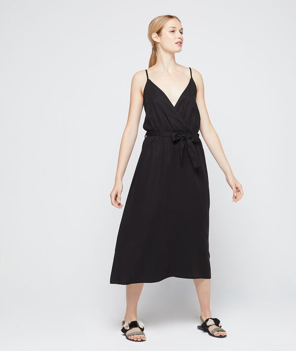 Robe longue cache-coeur en tencel® Robe longue cache-coeur en tencel®