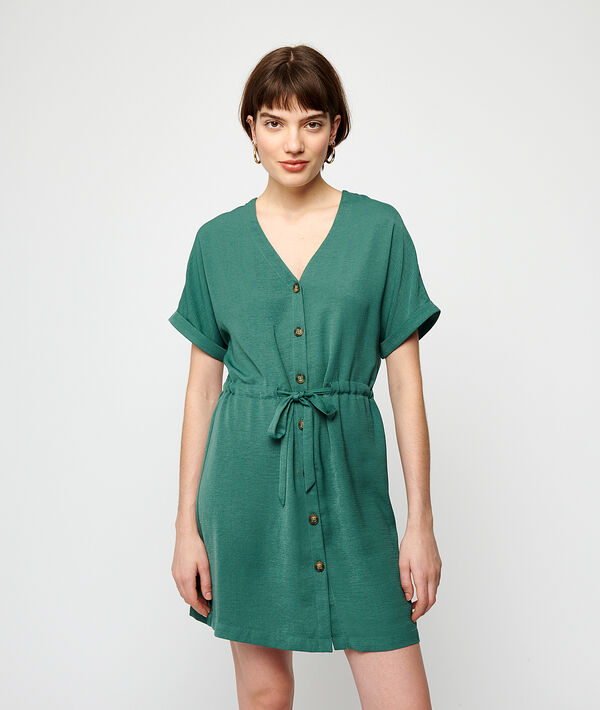 Robe boutonnée à nouer Robe boutonnée à nouer