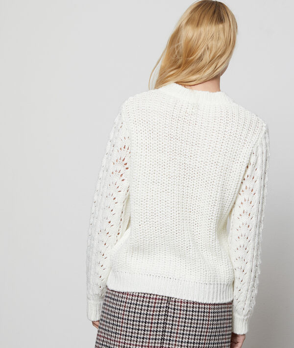 Pull en grosse maille torsadée Pull en grosse maille torsadée