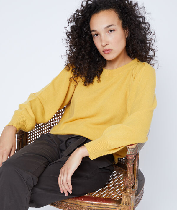 Pull manches ballons en cachemire Pull manches ballons en cachemire