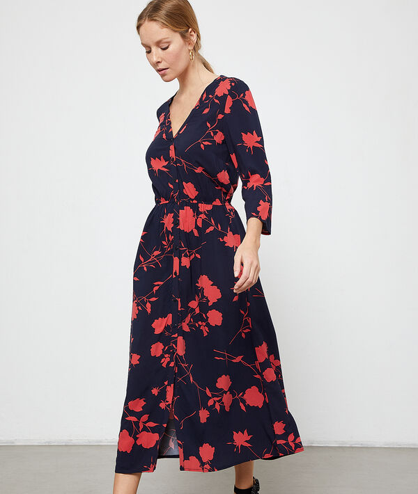 Robe longue imprimé fleuri Robe longue imprimé fleuri