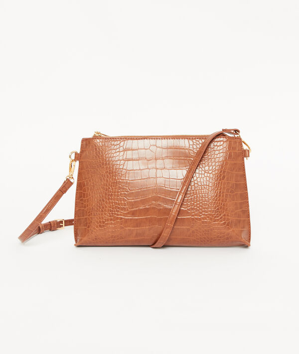 Sac besace effet croco Sac besace effet croco