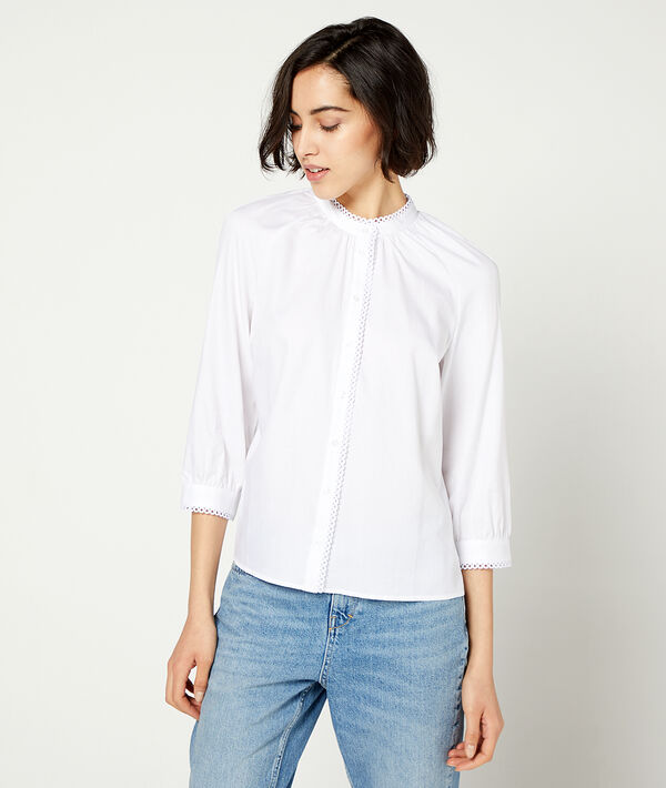 Blouse détails guipure Blouse détails guipure