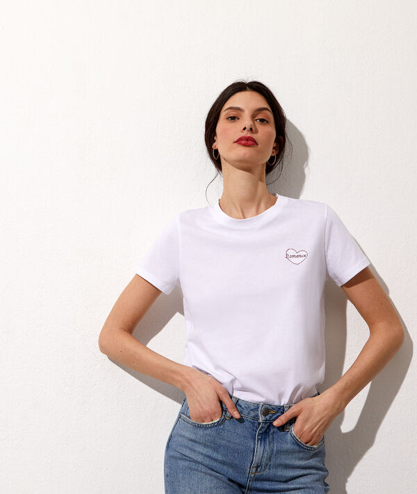 T-shirt brodé "Romance" T-shirt brodé "Romance"